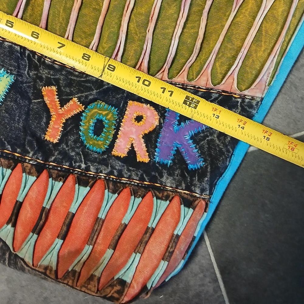 Source Unknown Multicolor Patchwork New York Hobo… - image 3